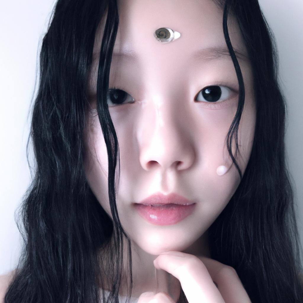 인물 촬영 후 합성 이미지